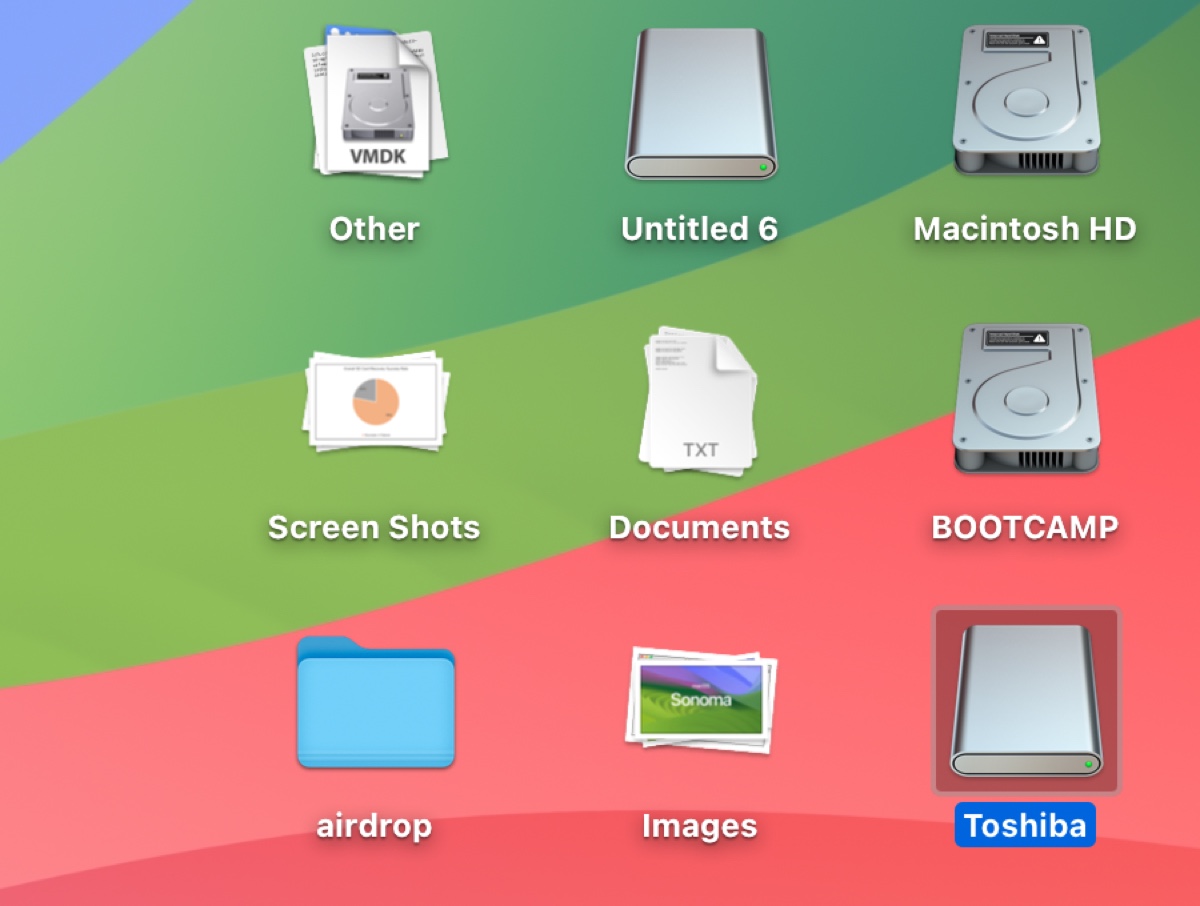 How to open Toshiba external hard drive on Mac