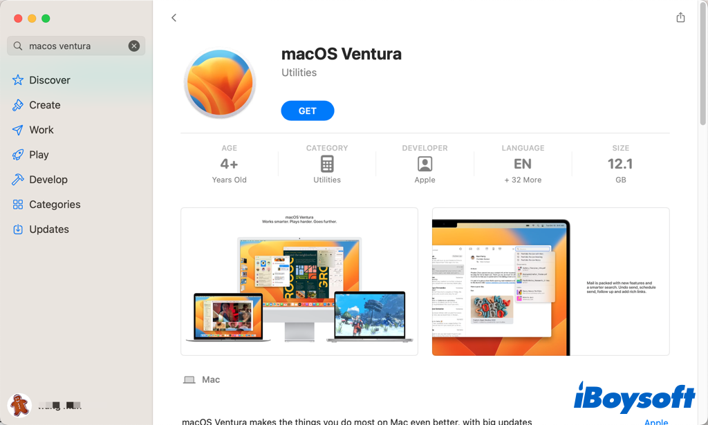 download macos from app store