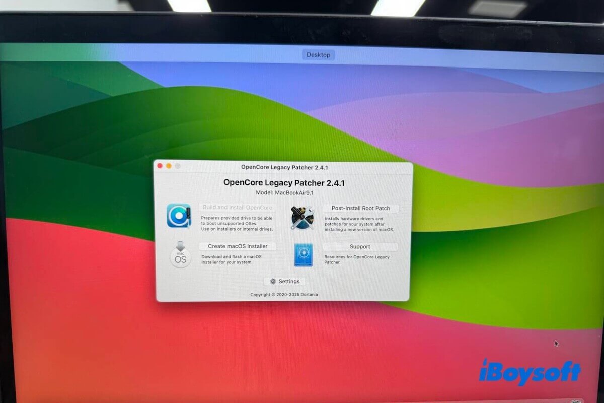 macOS-Installation auf älteren Macs