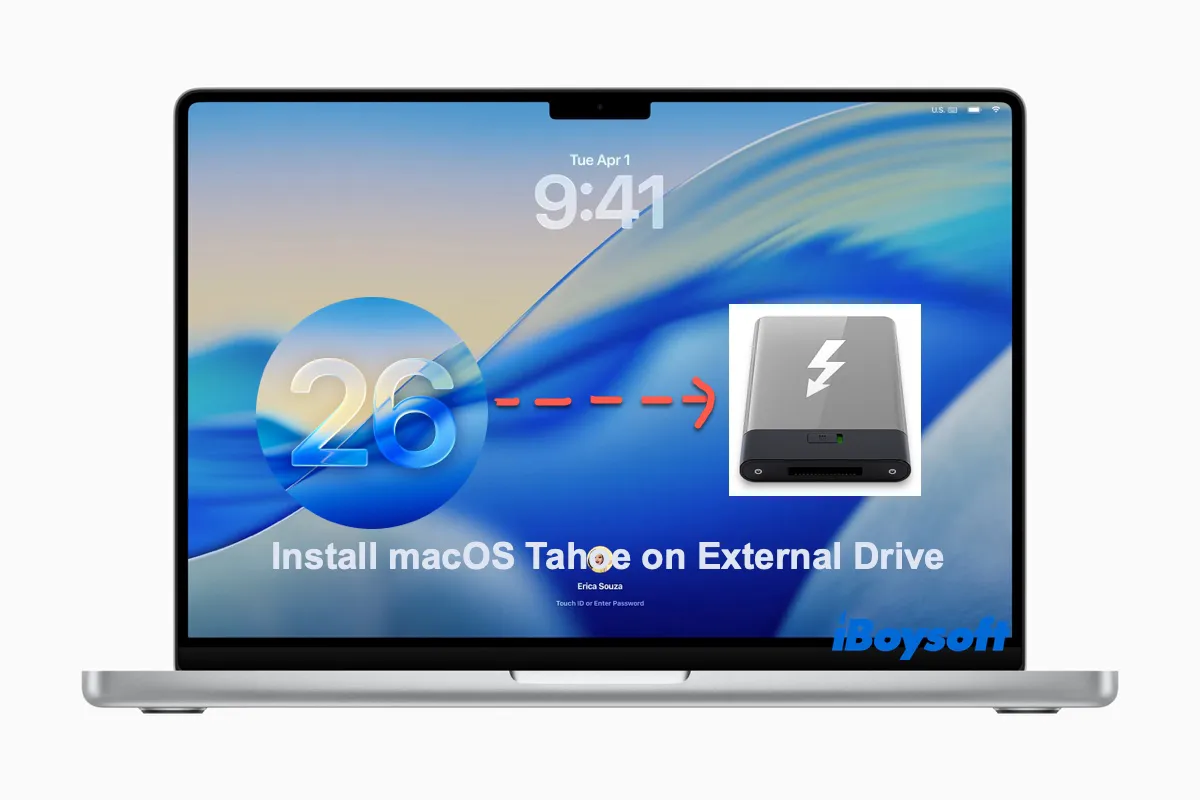 Install macOS Tahoe on an external drive