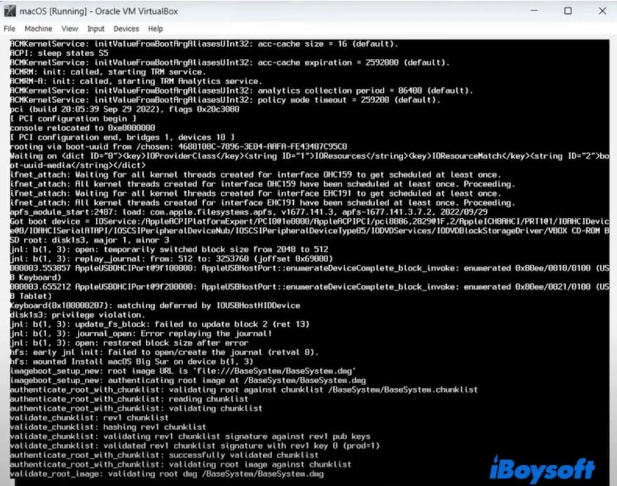 Warten Sie, bis der macOS Tahoe Installationsprozess abgeschlossen ist