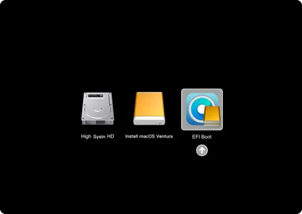 Run OpenCore and macOS Installer