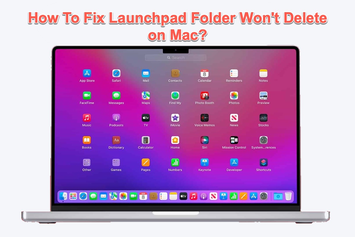 MacでLaunchpadフォルダを削除する方法の修正
