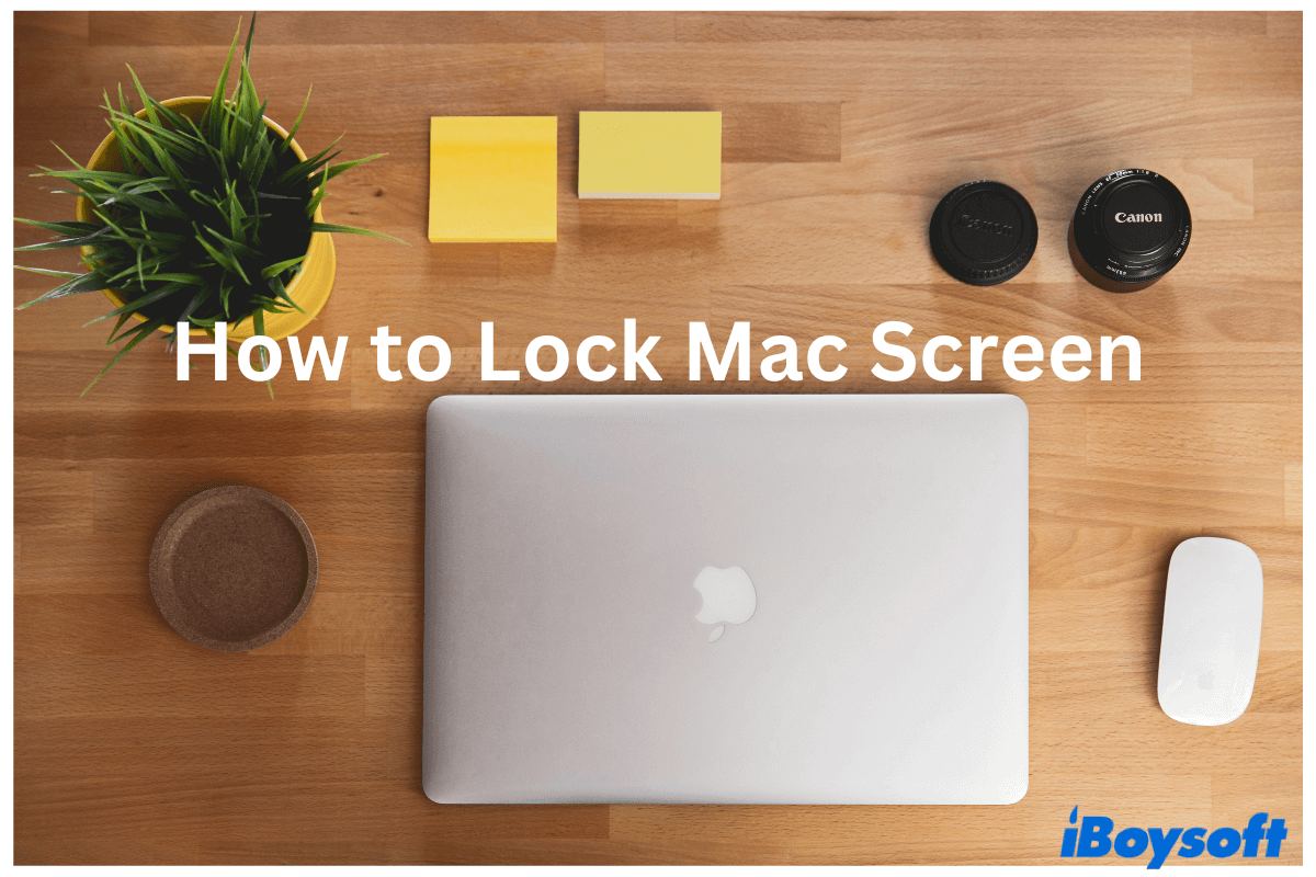 how to lock Mac screen