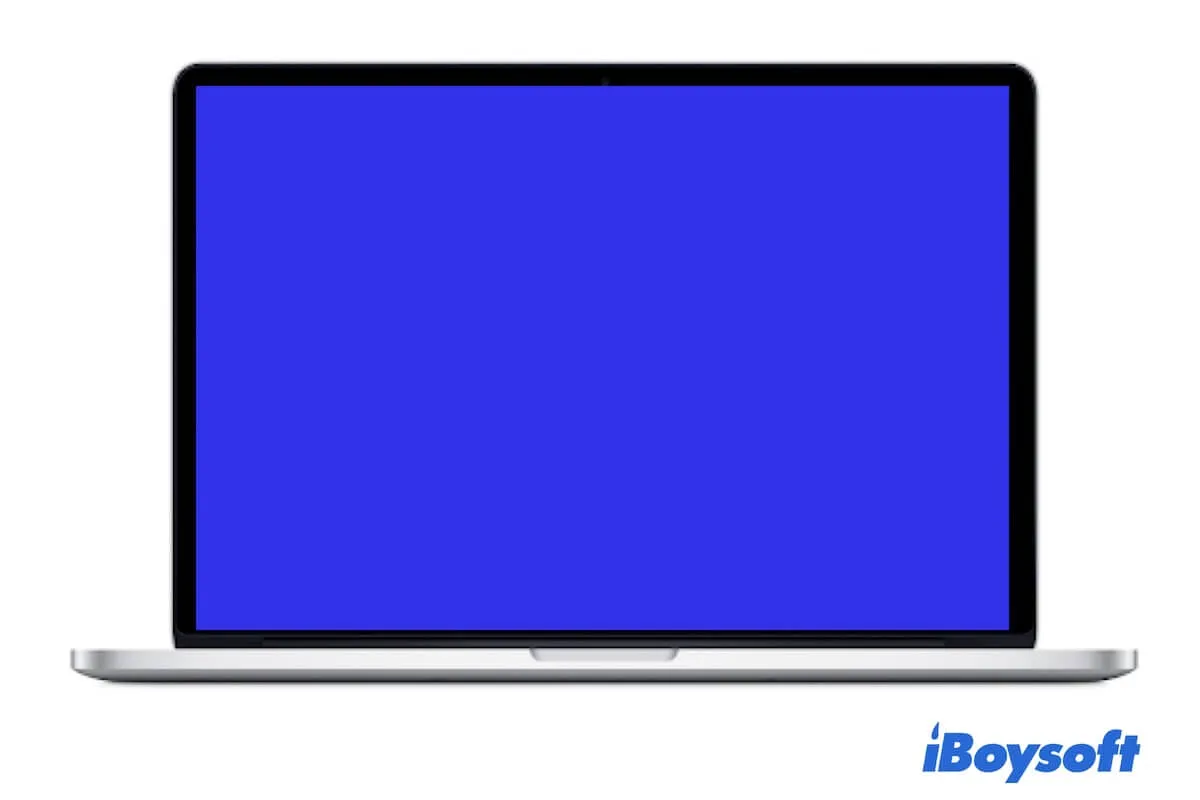 Mac blue screen