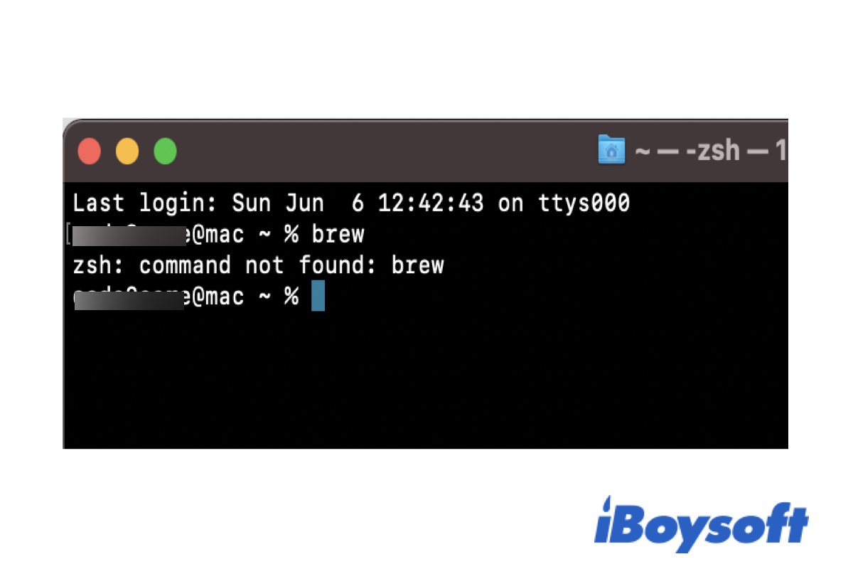 Fixed Mac Command Not Found Error in Terminal Zsh Bash