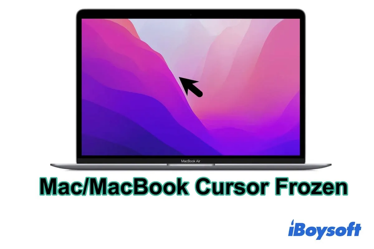Mac cursor frozen