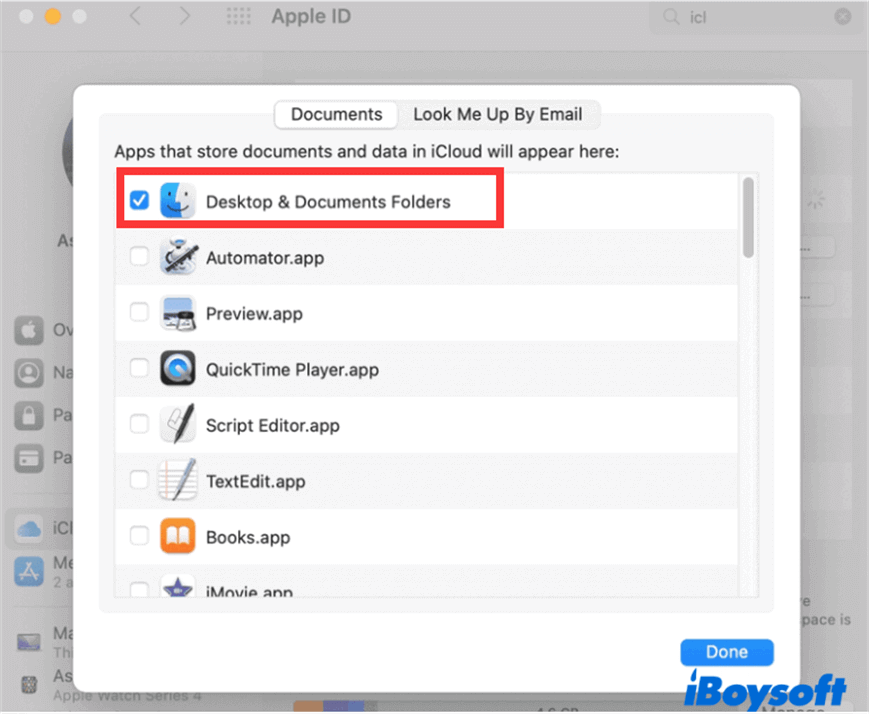 use iCloud to share files and folders on Mac