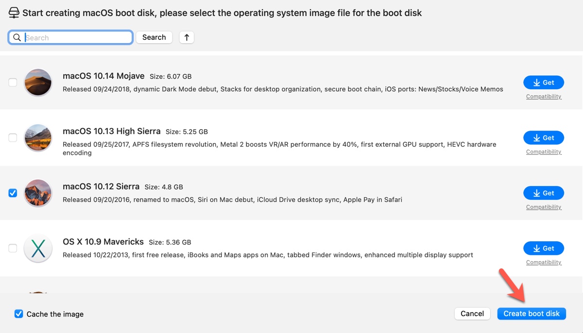 macOS SierraブータブルUSBの作成方法