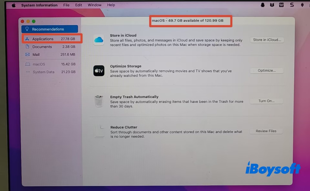 49.7 available space now
