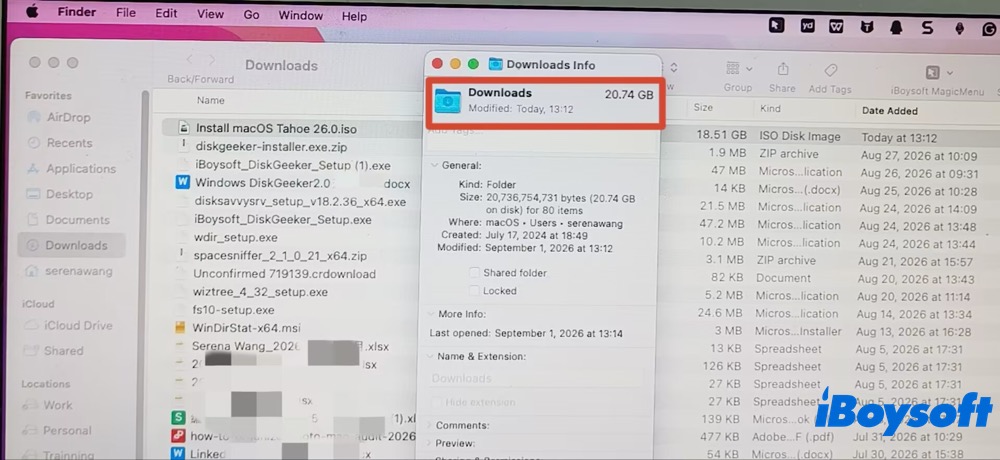 Downloads size 20.74GB