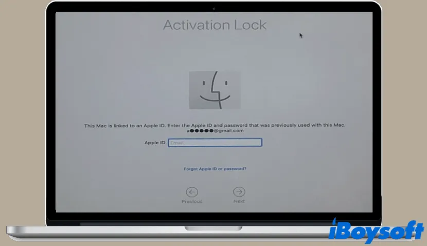 Mac stuck on Activation Lock