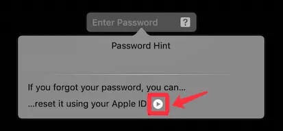 Redefina sua senha do Mac esquecida com o seu ID Apple