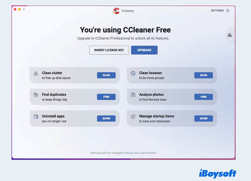 MacCleaner Pro Alternative CCleaner