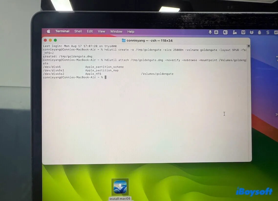 mount the disk image