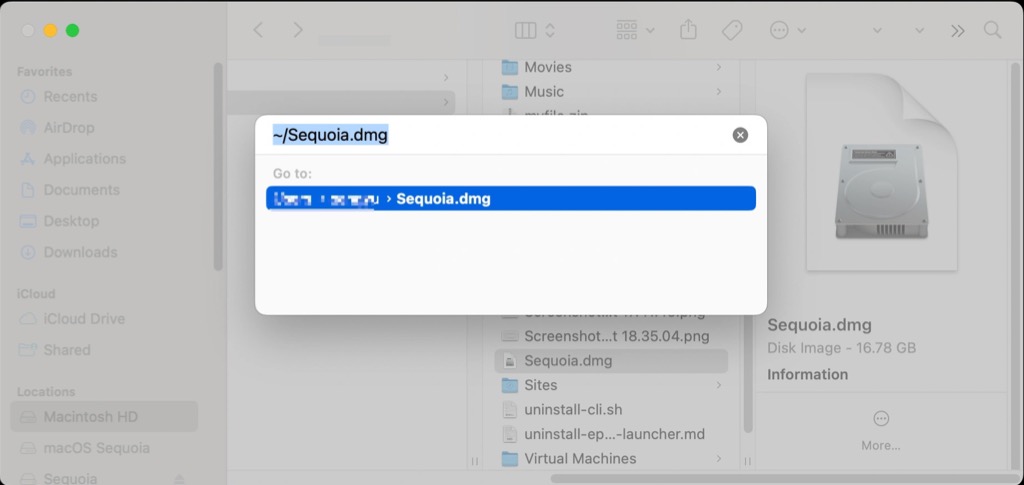 macos sequoia dmg finden