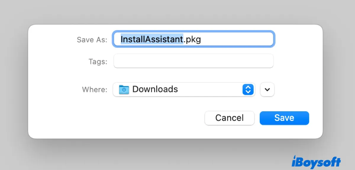 Télécharger l'installateur complet de macOS Sequoia