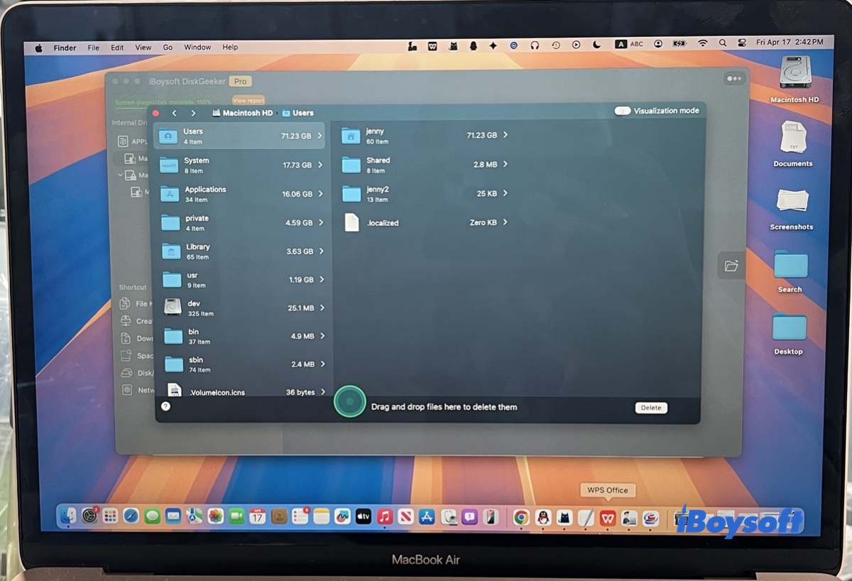 Browsing scan results