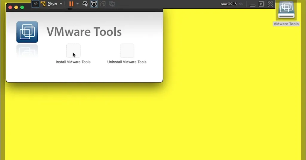 install vmware tools