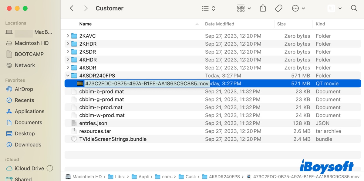 Como remover os Dados do Sistema no Mac excluindo protetores de tela