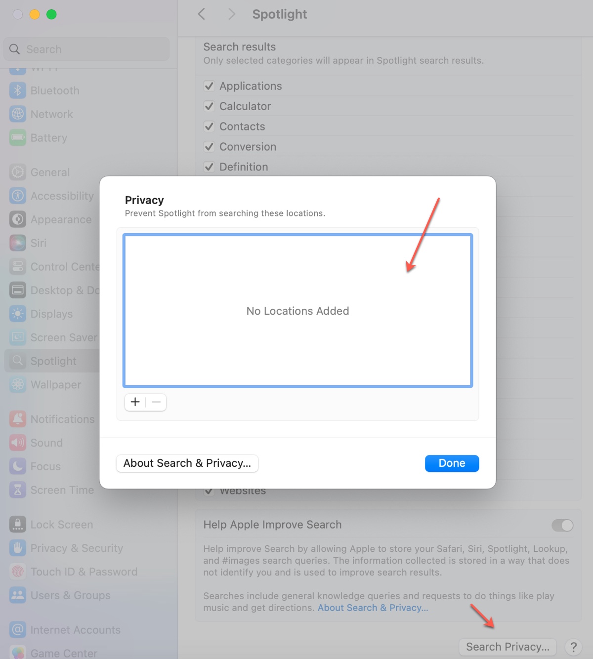 Macを再インデックス化する