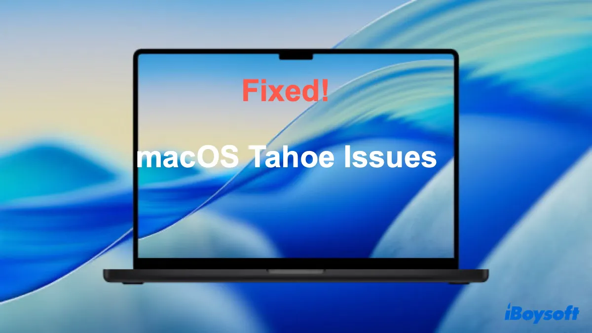 problemas de macOS Tahoe
