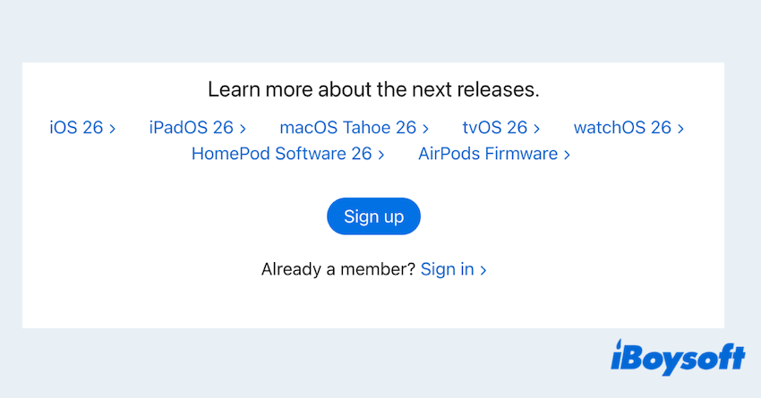 check macOS Tahoe beta