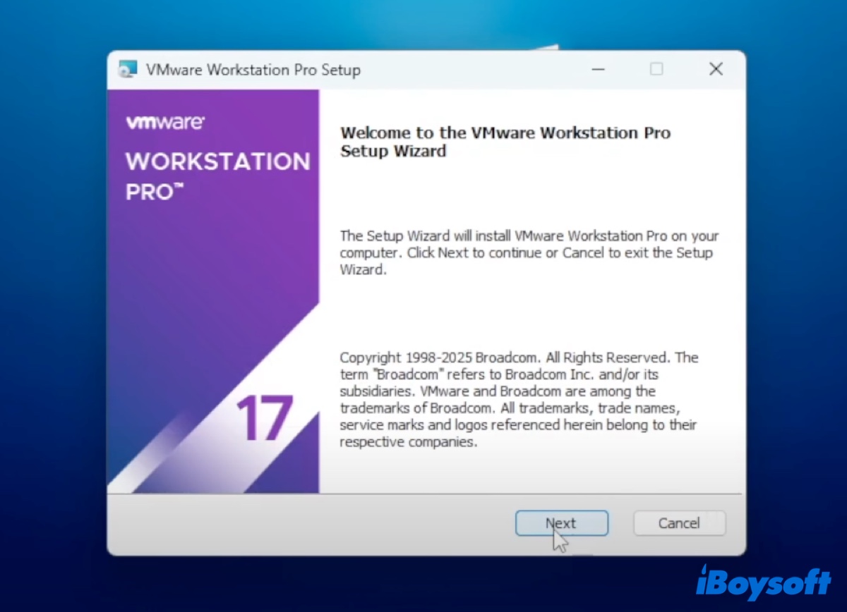 VMware Workstation installieren