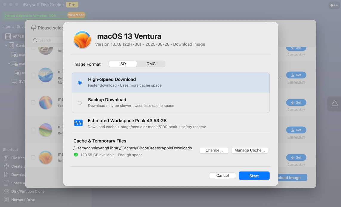 download macOS 13 ISO