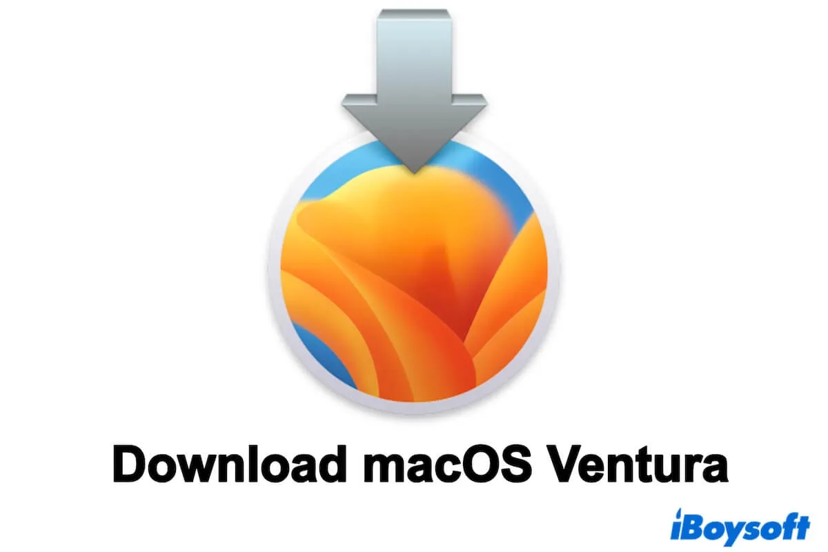 download do macOS Ventura