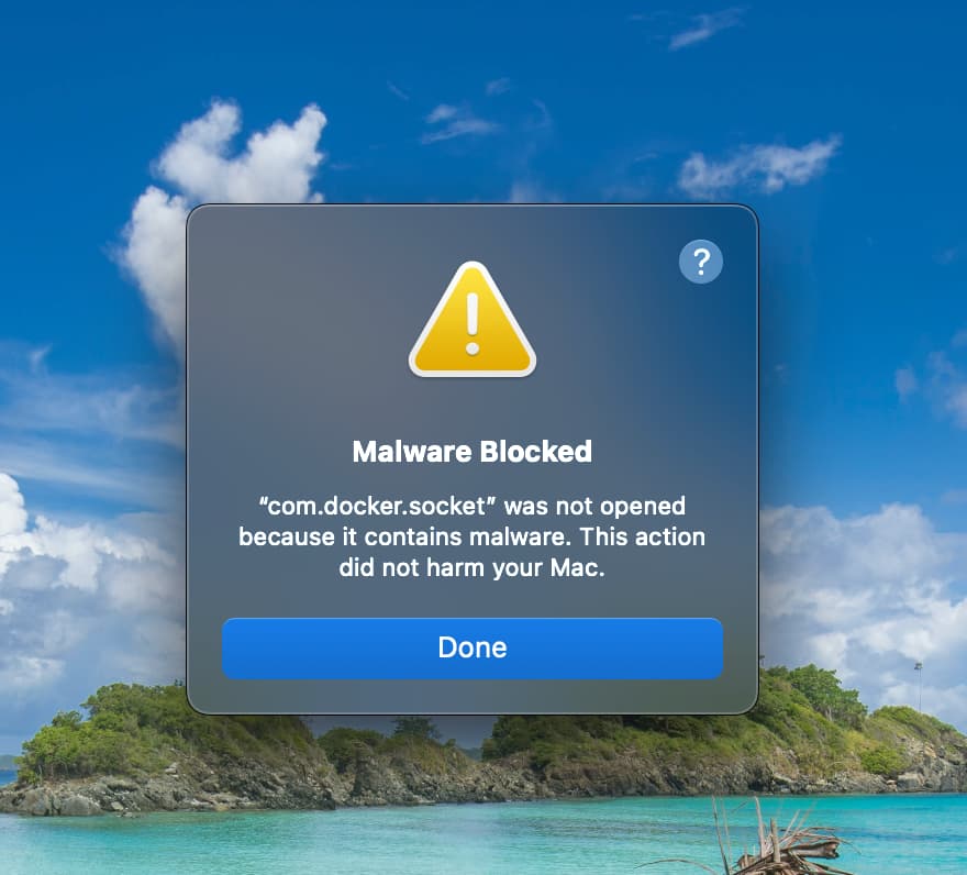 how to fix Malware Blocked pops up on Mac