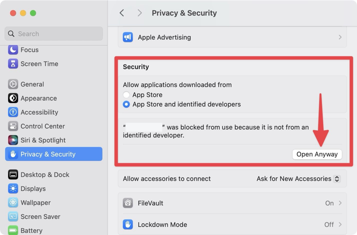 how to fix Malware Blocked pops up on Mac