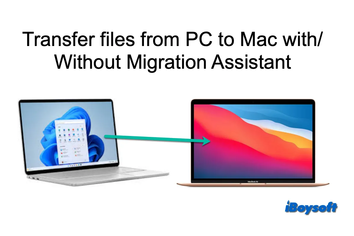 assistente de migração pc para mac
