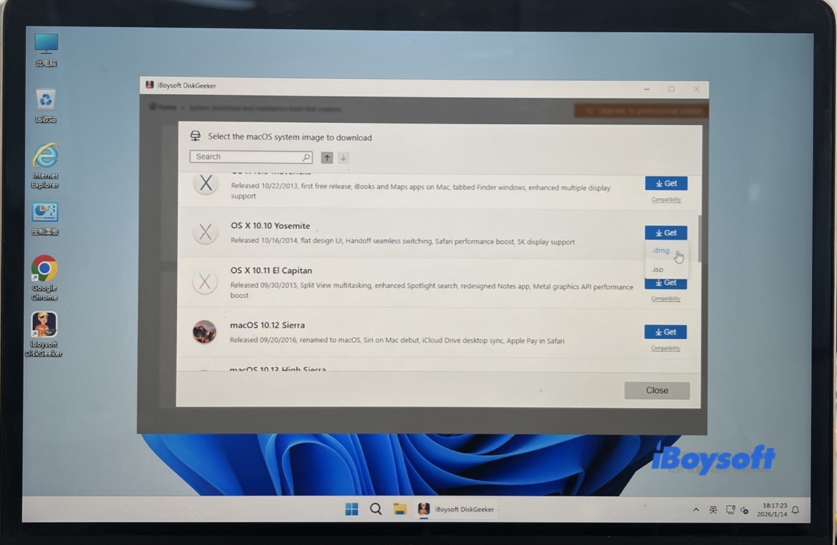 Download OS X 10.10 Yosemite DMG or ISO file