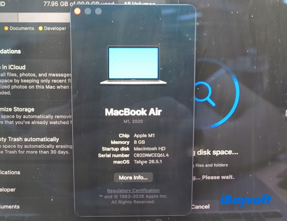M1 Mac specifications