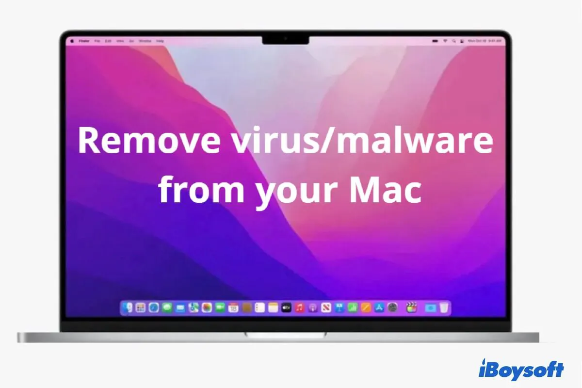 remove virus from Mac