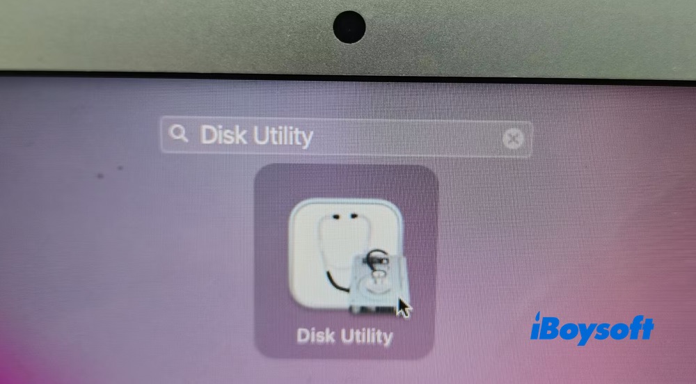 Launch Disk Utility