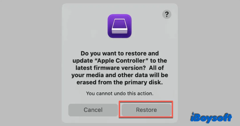 restore M1 Mac with Apple Configurator 2
