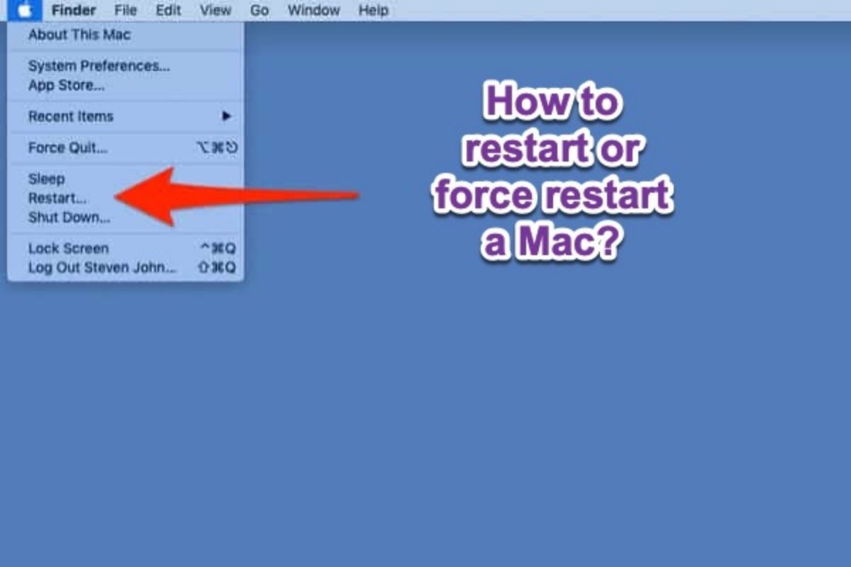 How to Restart Or Force Restart Your Mac Quickly?