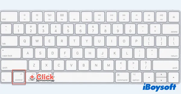 Controlキーを使用してMacで右クリックする方法