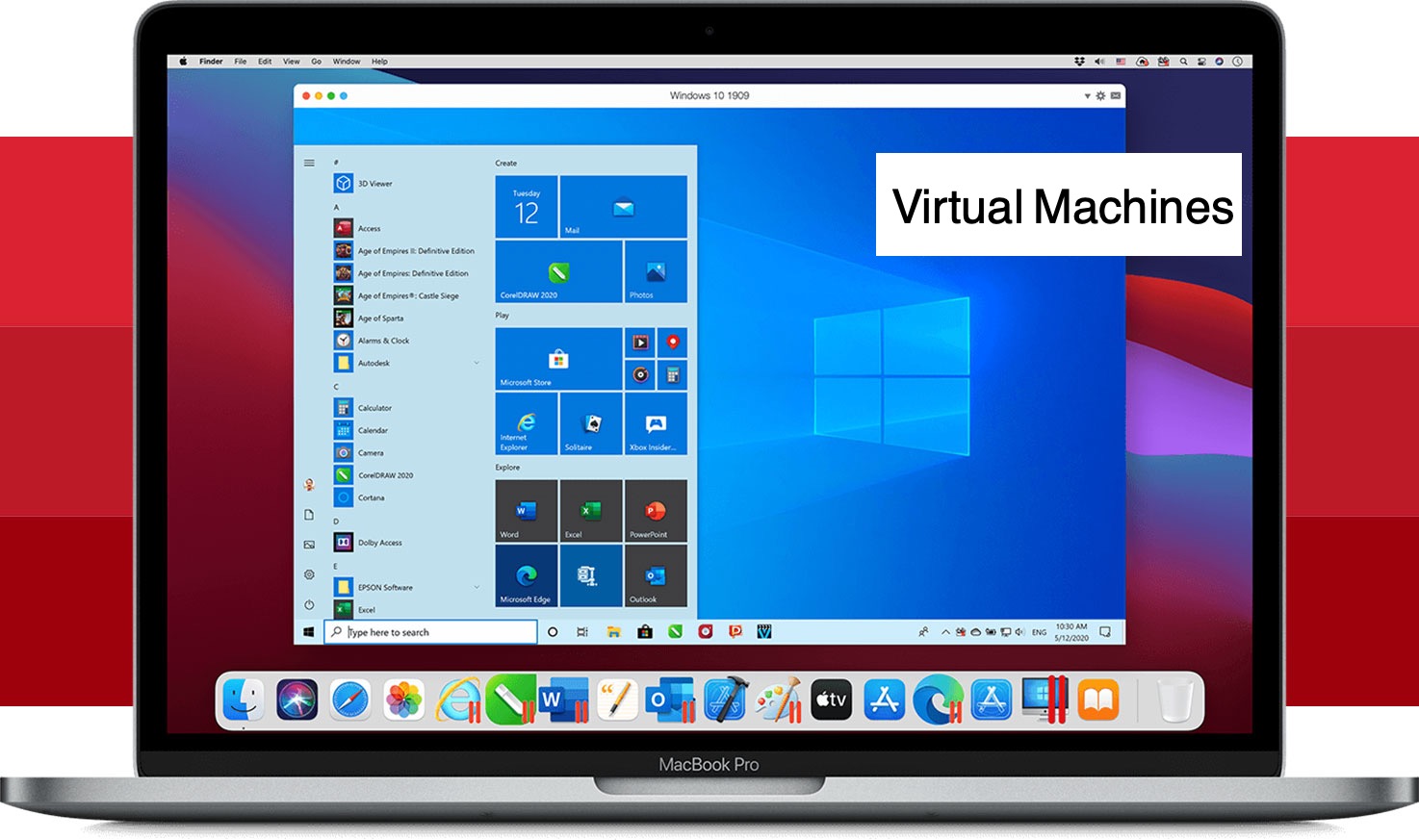 use Windows on Mac with virtual machines
