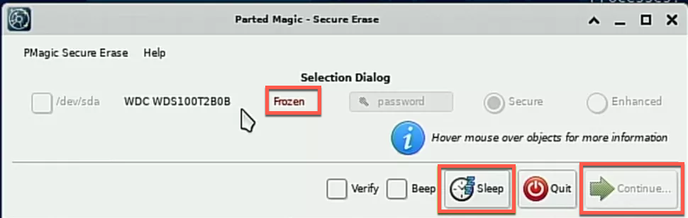 How to securely erase an SSD with paid Parted Magic