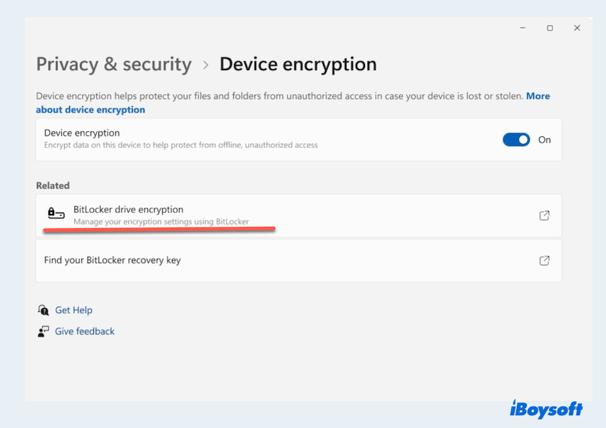 encrypt HDD