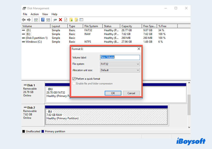 HDD formatieren