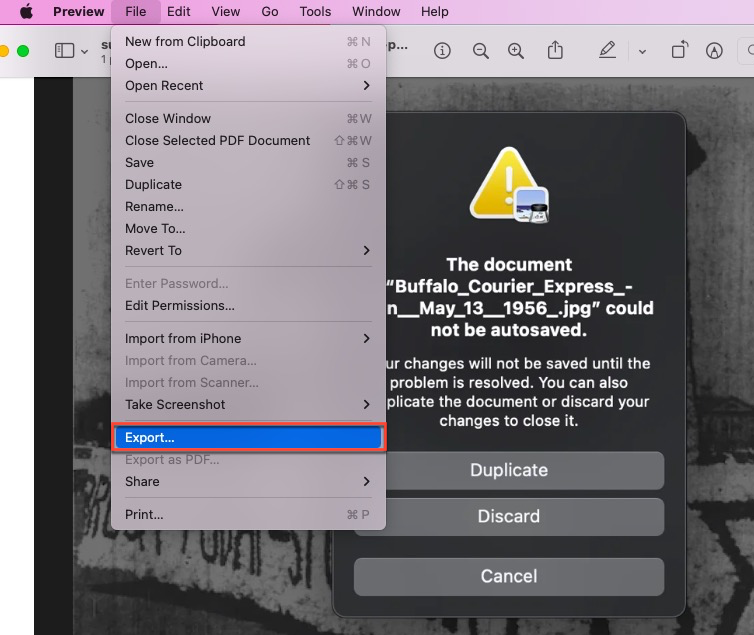 Cómo solucionar que Vista Previa no guarde fotos editadas en Mac