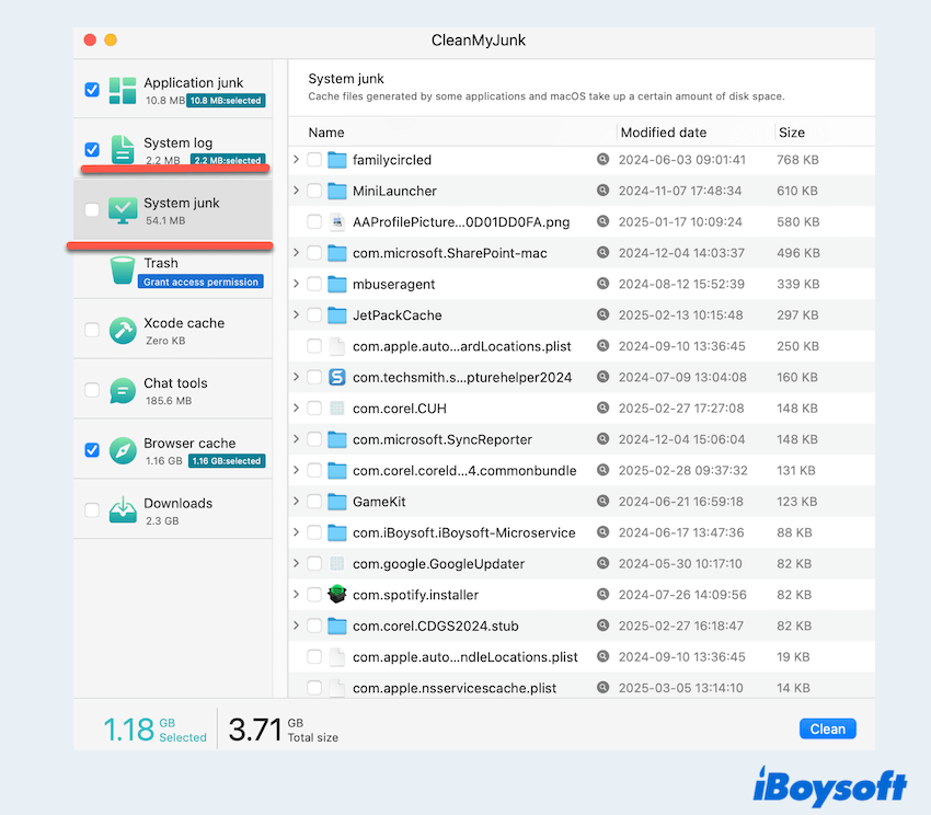 Metadata-Dateien schnell bereinigen