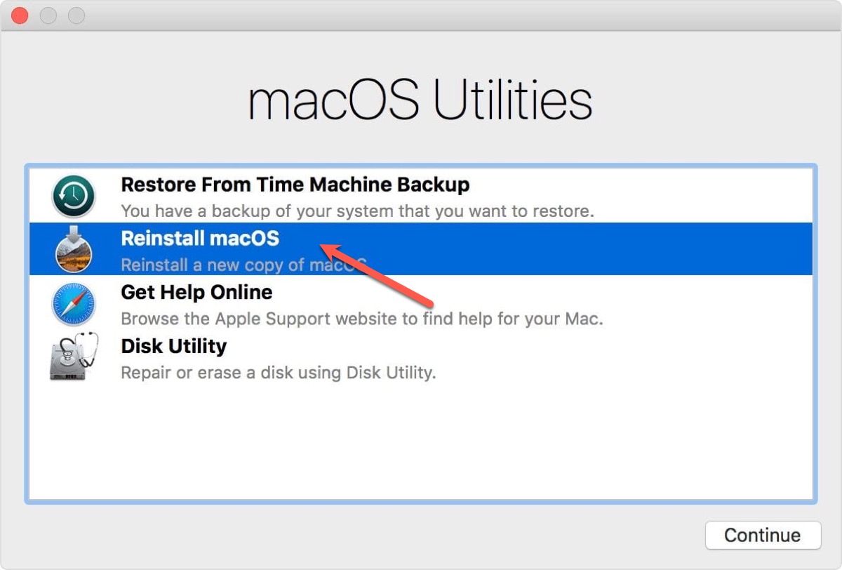 macOSの再インストール