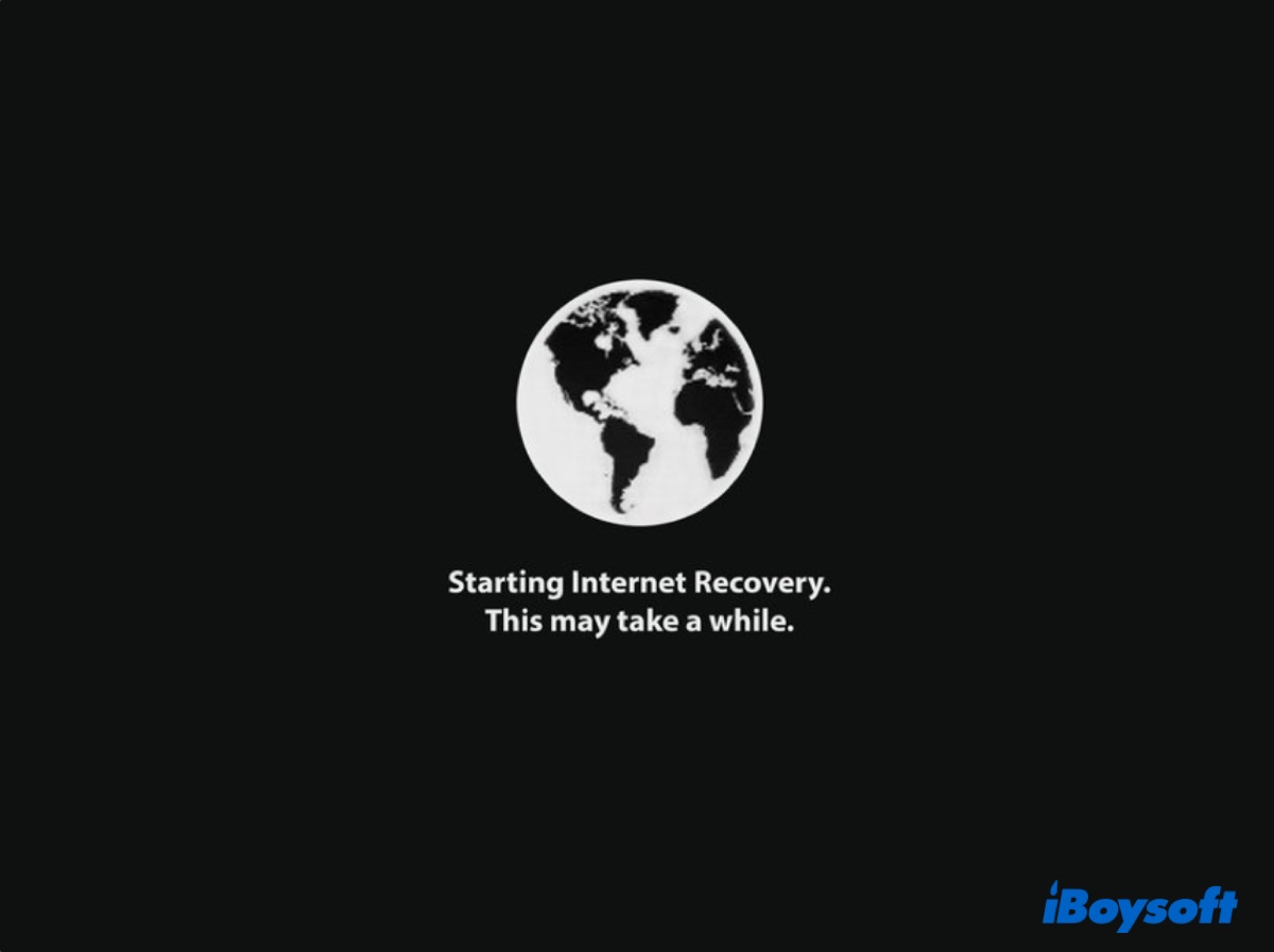 Boot into Internet Recovery on Mac