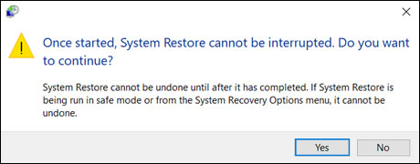 Perform System Restore
