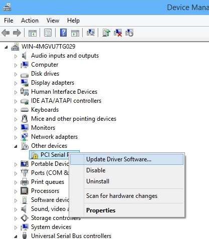 Update the device drivers